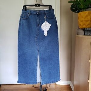 Original Vintage Denim Skirt Size Large NEW!